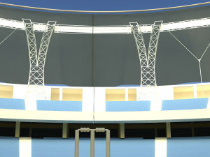 dubai cricket stadium Modèle 3D
