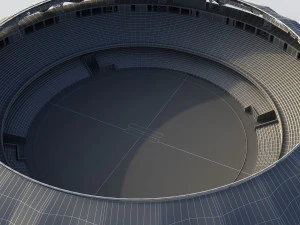 dubai cricket stadium 3D Model