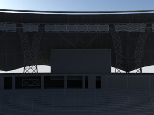 dubai cricket stadium Modèle 3D