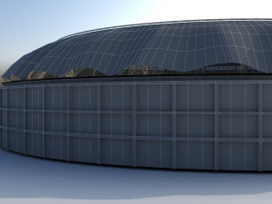 dubai cricket stadium Modèle 3D