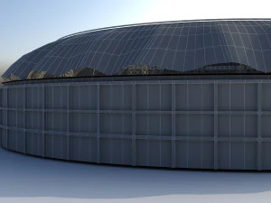 dubai cricket stadium 3D Model