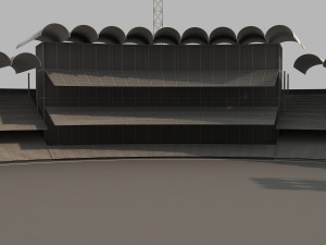 qaddafi cricket stadium Modello 3D