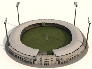 national cricket stadium 3D Model
