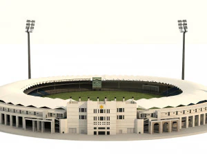 national cricket stadium 3D Model