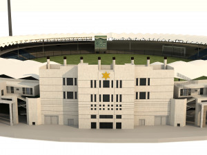 national cricket stadium Modelo 3D