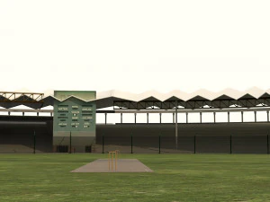national cricket stadium 3D Model