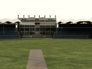 national cricket stadium Modelo 3D