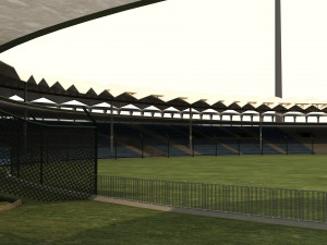 national cricket stadium Modelo 3D