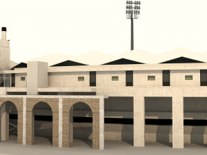 national cricket stadium Modelo 3D