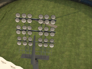 national cricket stadium Modelo 3D