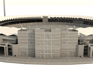 national cricket stadium Modelo 3D