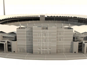 national cricket stadium 3D Model