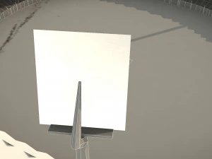 national cricket stadium 3D Model