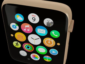 digital watch 3D Model