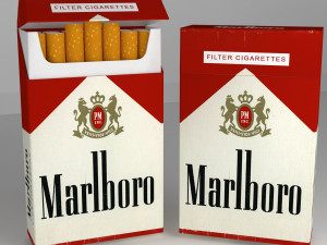 cigarette pack Modelo 3D