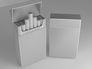 cigarette pack Modelo 3D