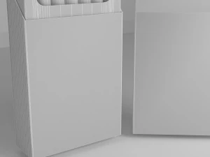 タバコのパック 3Dモデル