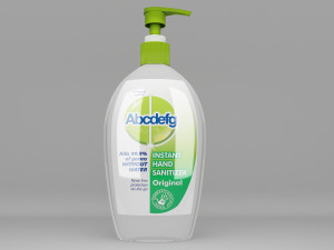 hand soap Modèle 3D