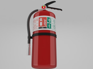 fire extinguisher 3D Model