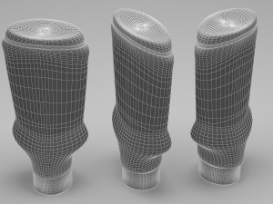 ketchup mayo mustard bottle 3D Model