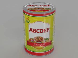 yemeklik yağ 3D Model