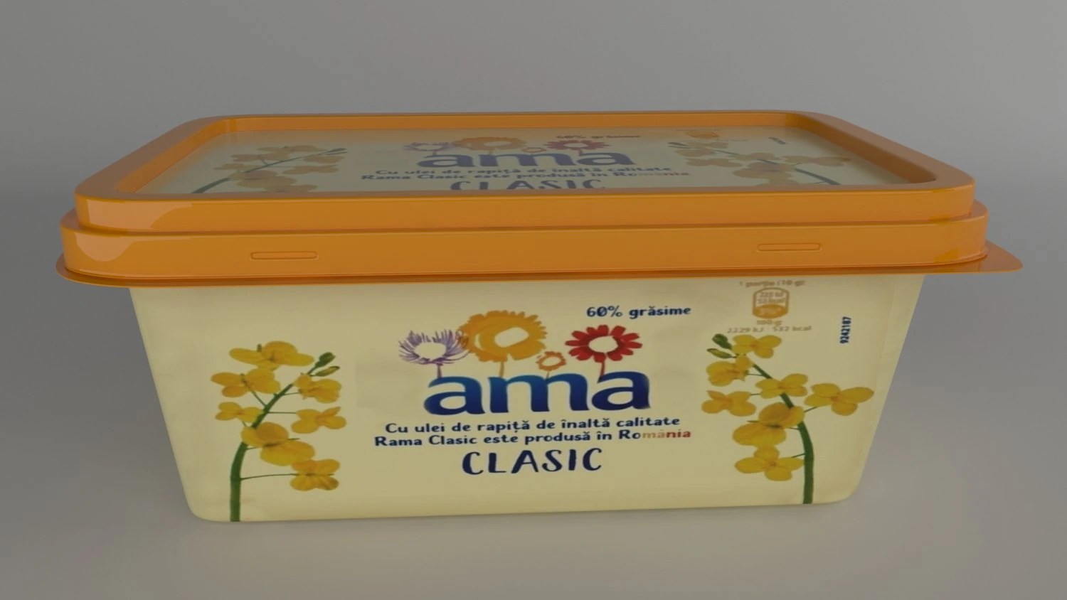butter box 3D Model .c4d .max .obj .3ds .fbx .stl .blend 