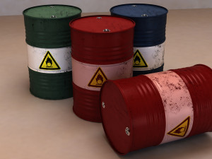 metal barrel 3D Model
