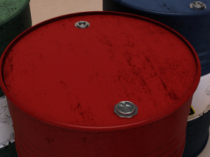 metal barrel 3D Модель