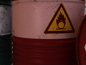 metal barrel 3D Модель