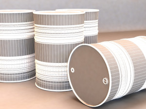 metal barrel 3D Модель