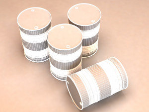 metal barrel 3D Модель