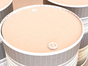 metal barrel 3D Модель