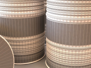 metal barrel 3D Модель