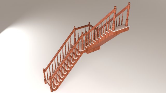 stairs 3D मॉडल .c4d .max .obj .3ds .fbx .stl .blend 