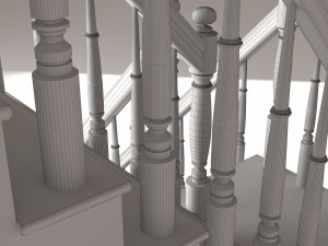 stairs 3D मॉडल