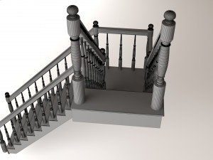 stairs 3D मॉडल