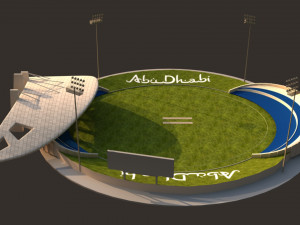 abu dhabi cricket stadium 3D Model