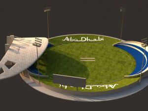 abu dhabi cricket stadium 3D Model