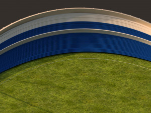 abu dhabi cricket stadium 3D Model