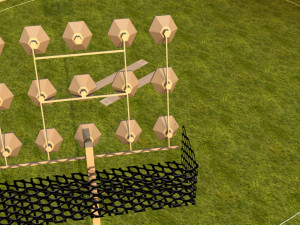 abu dhabi cricket stadium 3D Model