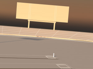 abu dhabi cricket stadium 3D Model
