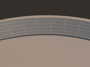 abu dhabi cricket stadium 3D Model