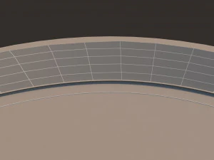 abu dhabi cricket stadium 3D Model