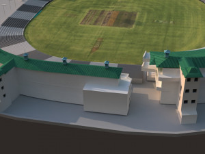 newzealand cricket stadium Modelo 3D