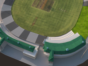 newzealand cricket stadium Modelo 3D