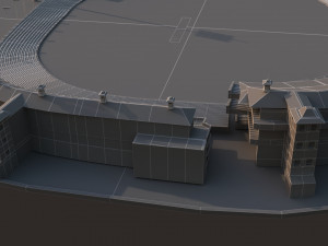 newzealand cricket stadium Modelo 3D