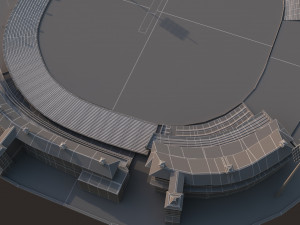 newzealand cricket stadium Modelo 3D