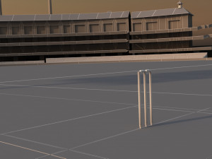 newzealand cricket stadium Modelo 3D