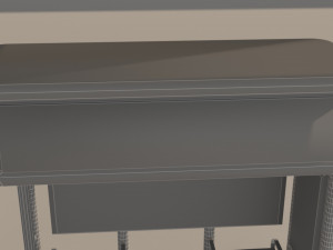 bus stop Model 3D