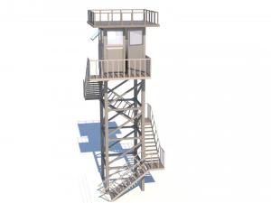 Armeeposten 3D Modell